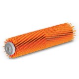 Cylindrical Brush, Orange, 12-inch, high / low, orange, 12″